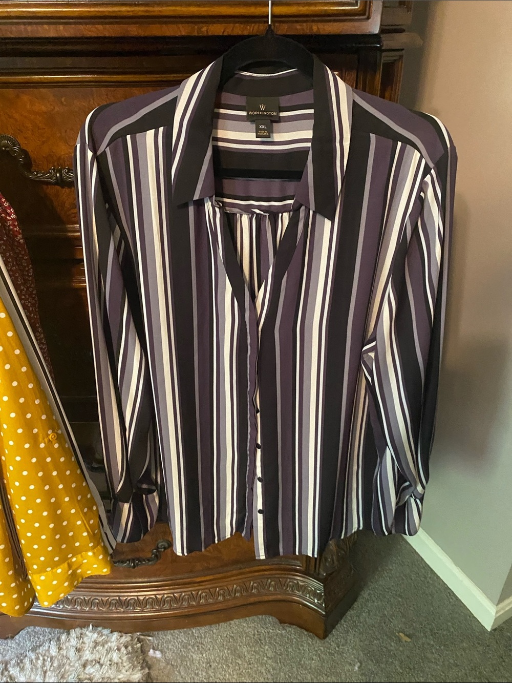 Worthington striped blouse